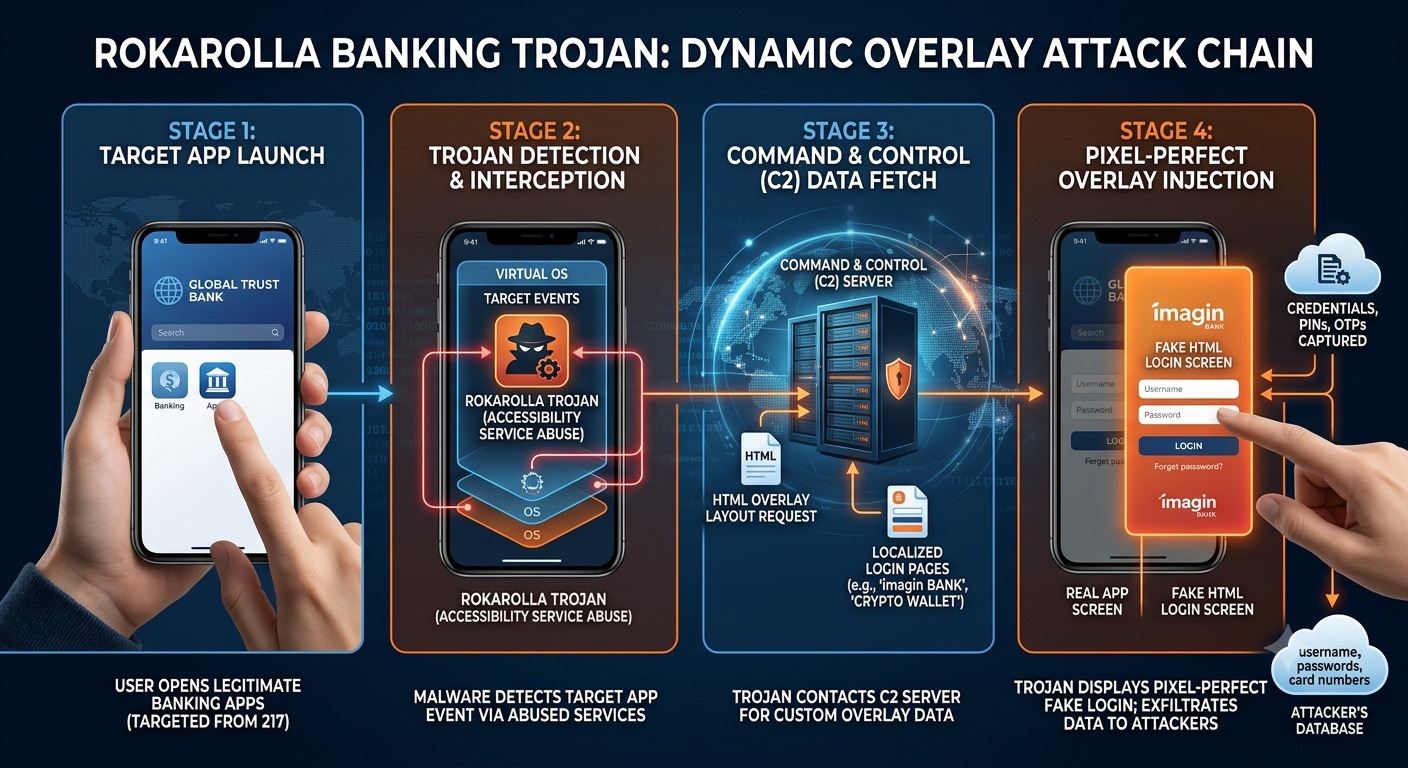 Rokarolla Dynamic Payload Execution: The Mechanics of Overlay Theft and Surveillance